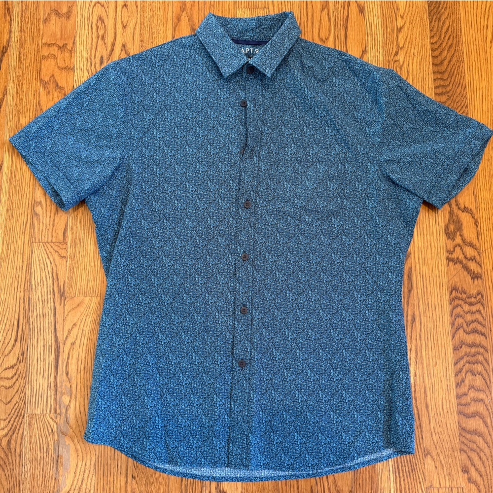 Apt. 9 Premier Flex Blue Shirt